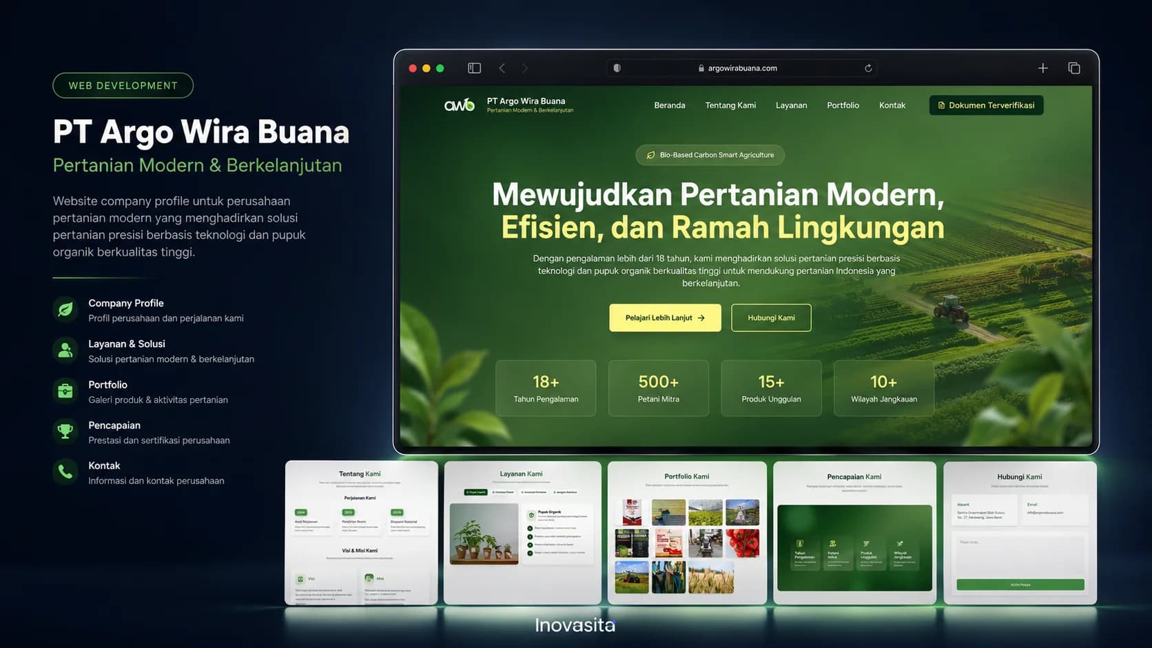 Tampilan proyek PT Argo Wira Buana