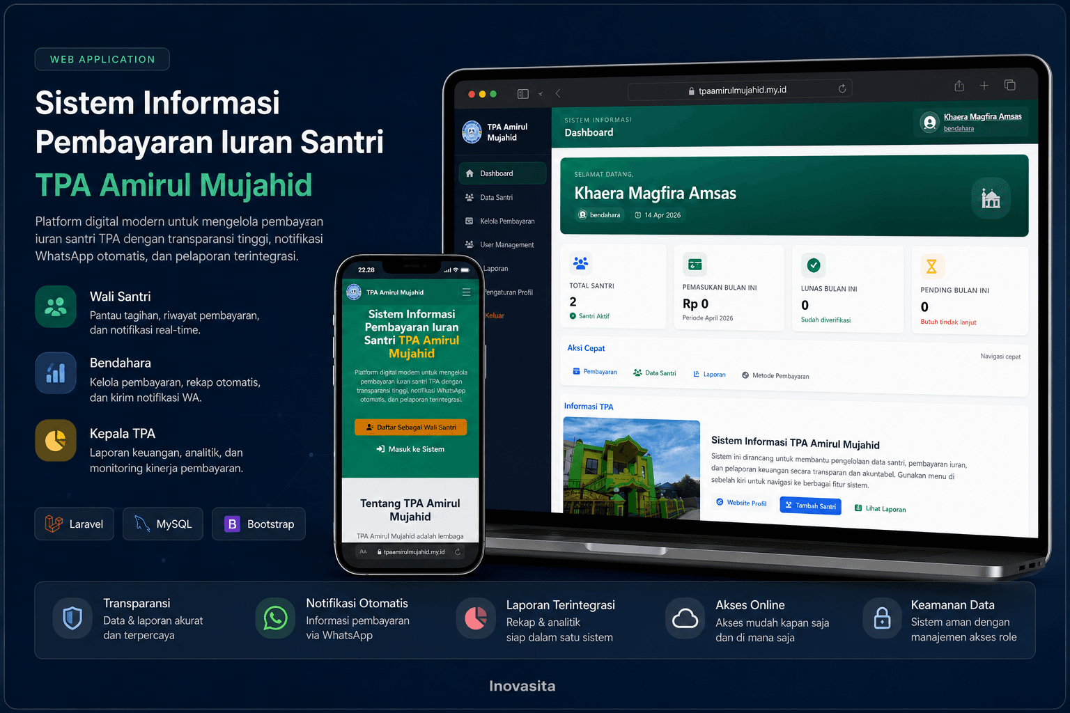 Thumbnail Sistem Pembayaran Iuran TPA Amirul Mujahid